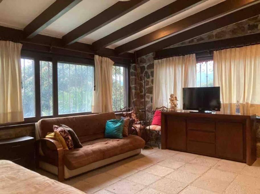 Agradable Casa Rural Con Piscina Privada Yautepec Exteriör bild
